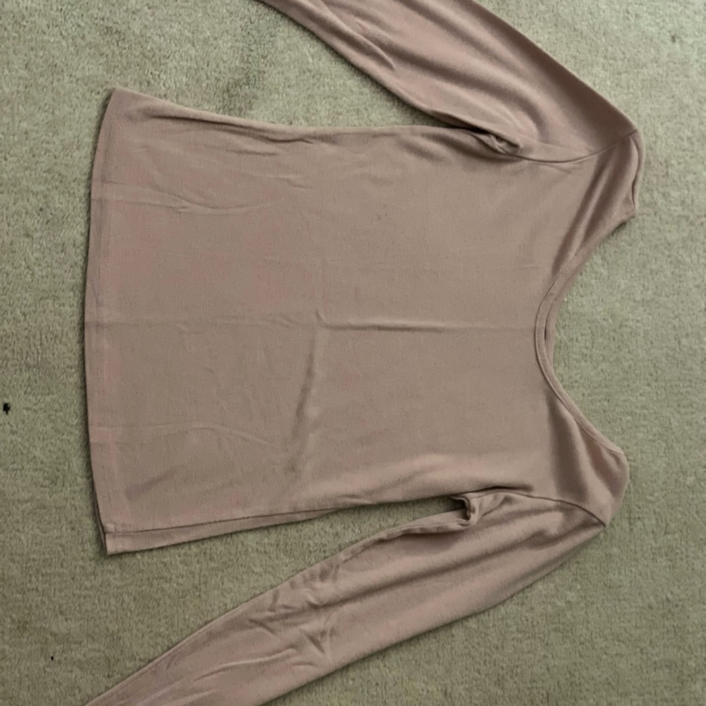 Long sleeve shirt soft pink